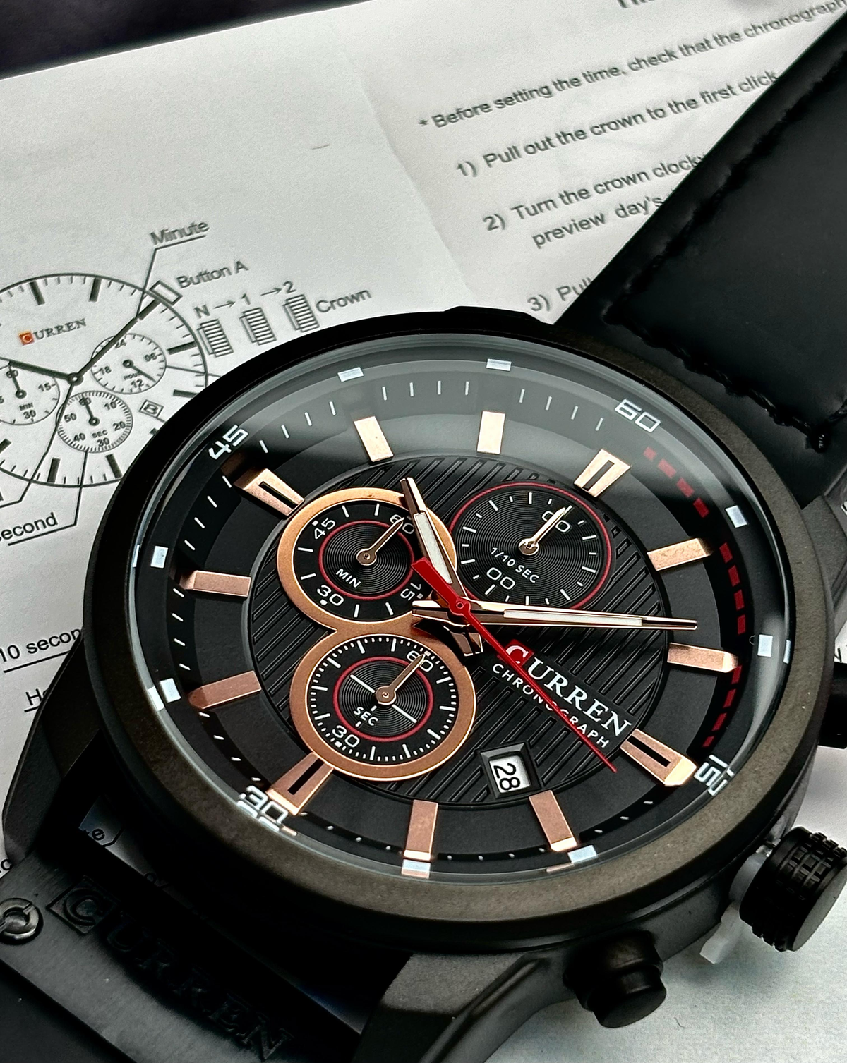 Reloj Curren Para Hombre Pulso Cuero